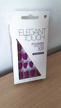 sztuczne paznokcie Elegant Touch matowe purple reign 331 nowe