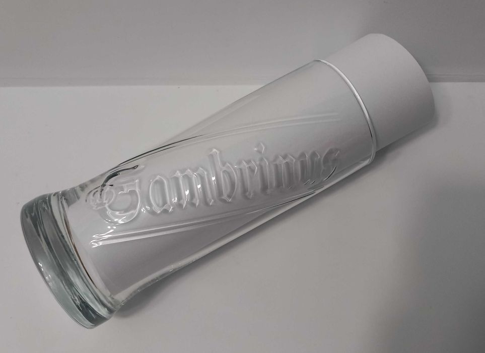 Kolekcjonerski pokal Gambrinus wypukły napis szklanka do piwa  0,5 l