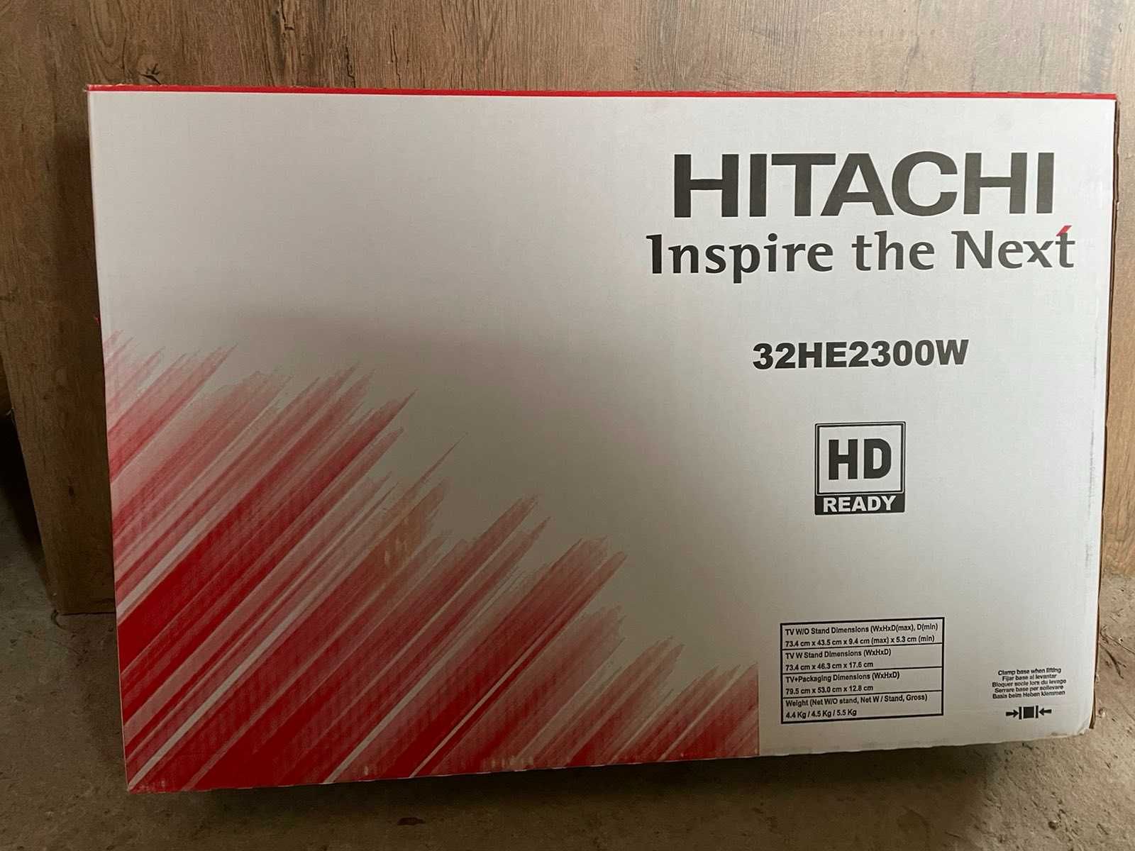 Телевізор Hitachi 32he2300w smart tv wi - fi hdr білий корпус