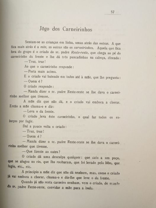 Jogos e canções infantis de 1943