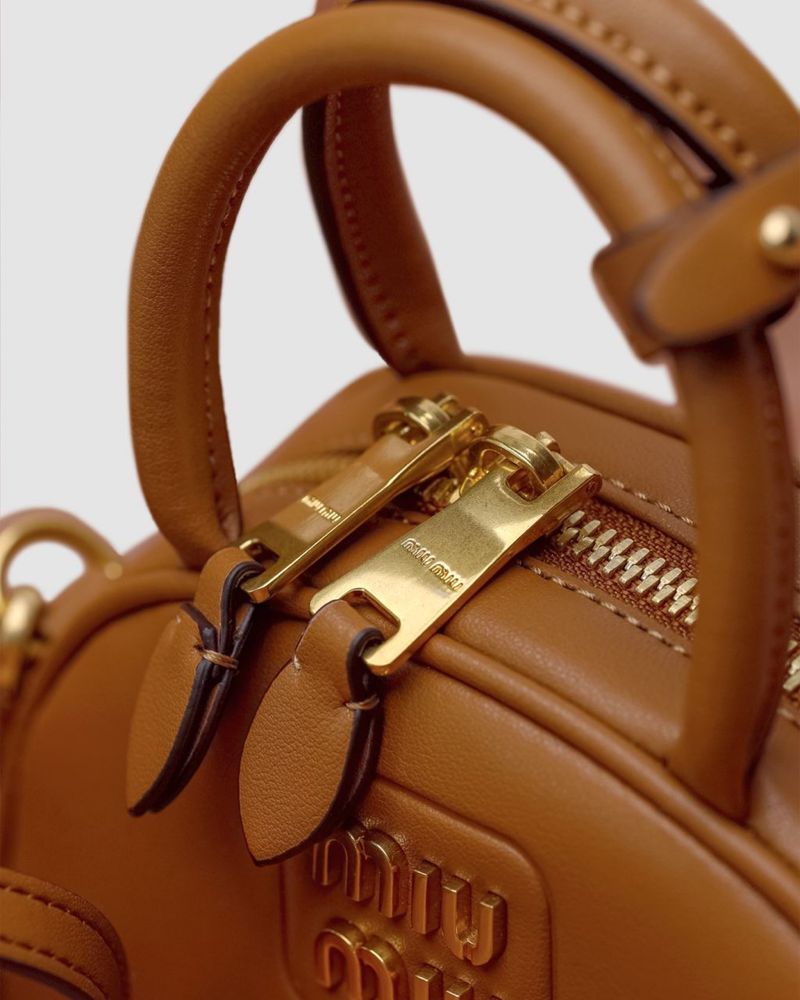 Torebka Miu Miu Top-Handle Bag Brown