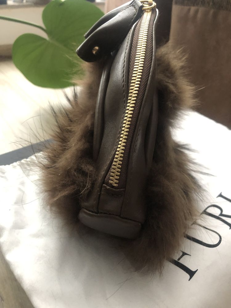 Skórzana torebka FURLA do ręki