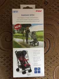Nowa Folia przeciwdeszczowa do wózka spacerówki niemiecka marka Reer