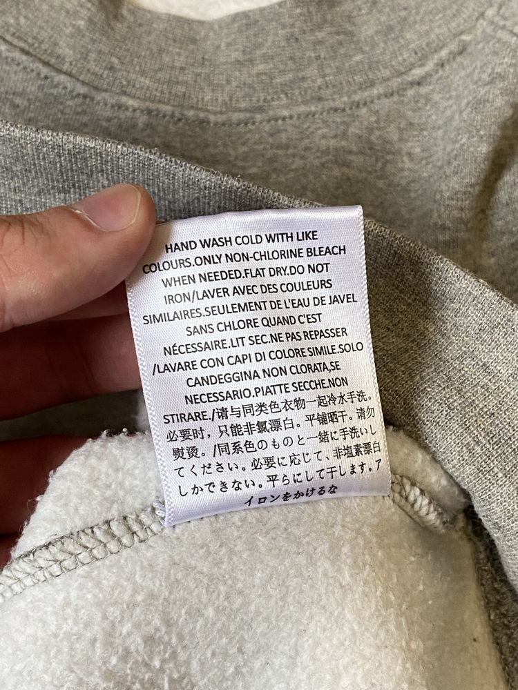 Оригінальний світшот essential fear of god oversize, оверсайз світшот