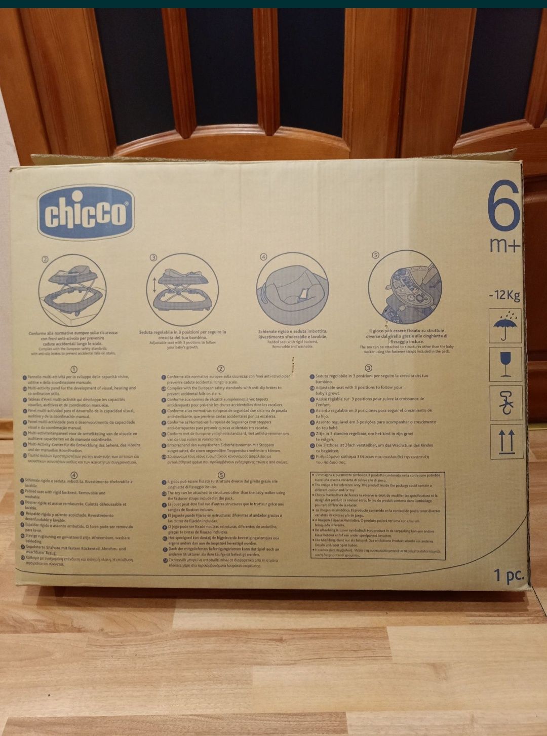 Ходунки детские. Столик для кормления. Chicco