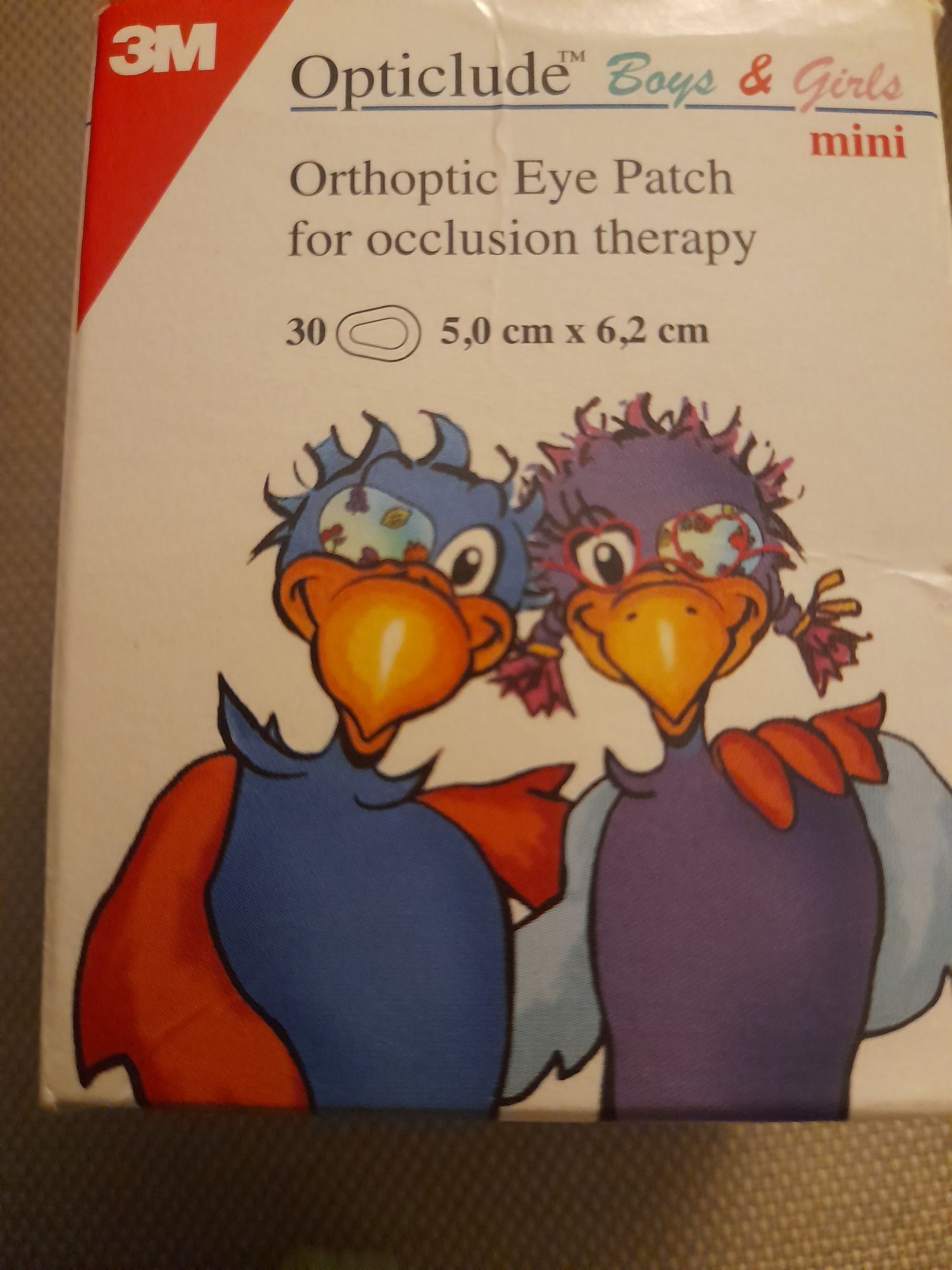 Pensos oclusivos de criança 3M Opticlude maxi e mini