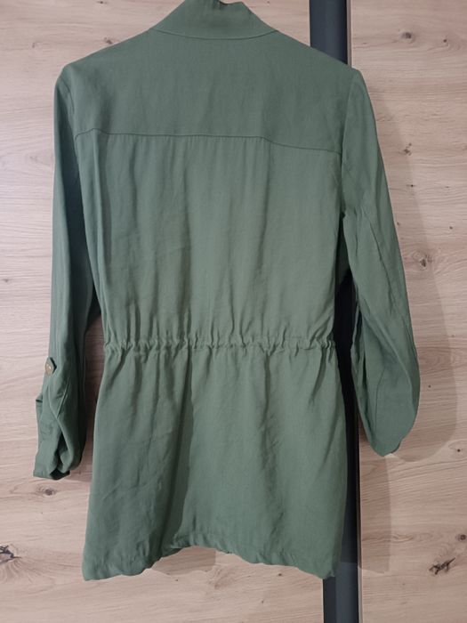 Koszula damska khaki rękaw 3/4 L