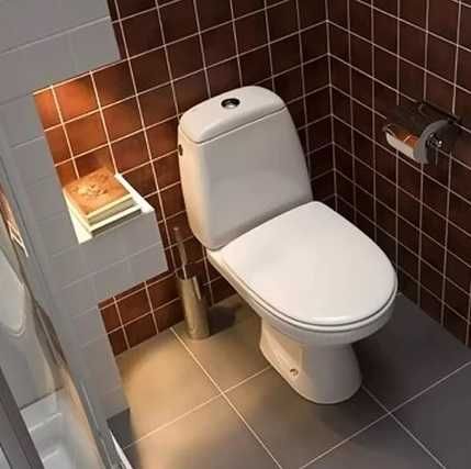 Компакт Kolo Solo с крышкой полипропилен. Прямой, косой выход.