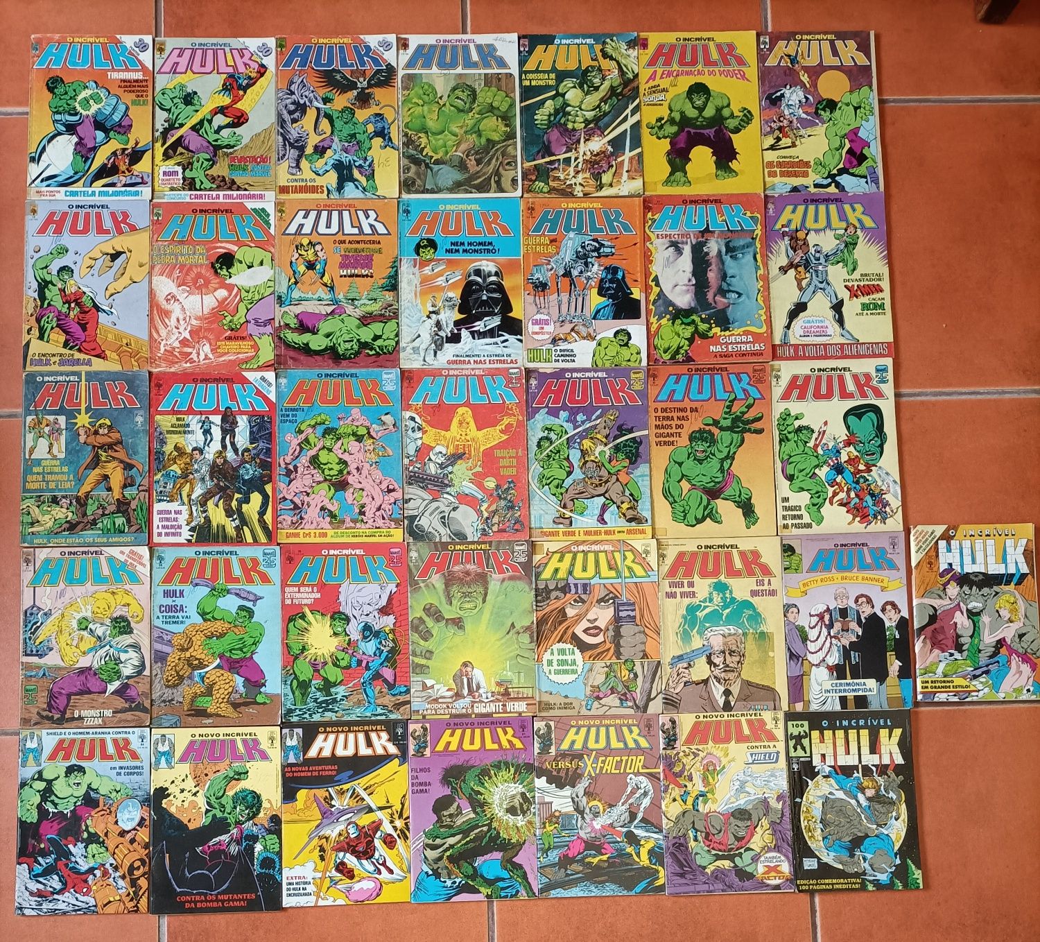 31 Livros de Hulk da Abril