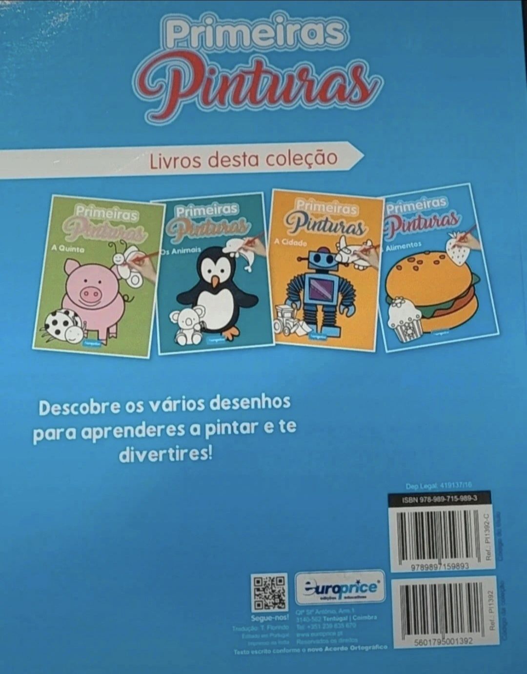 Livro Primeiras Pinturas - Os Alimentos