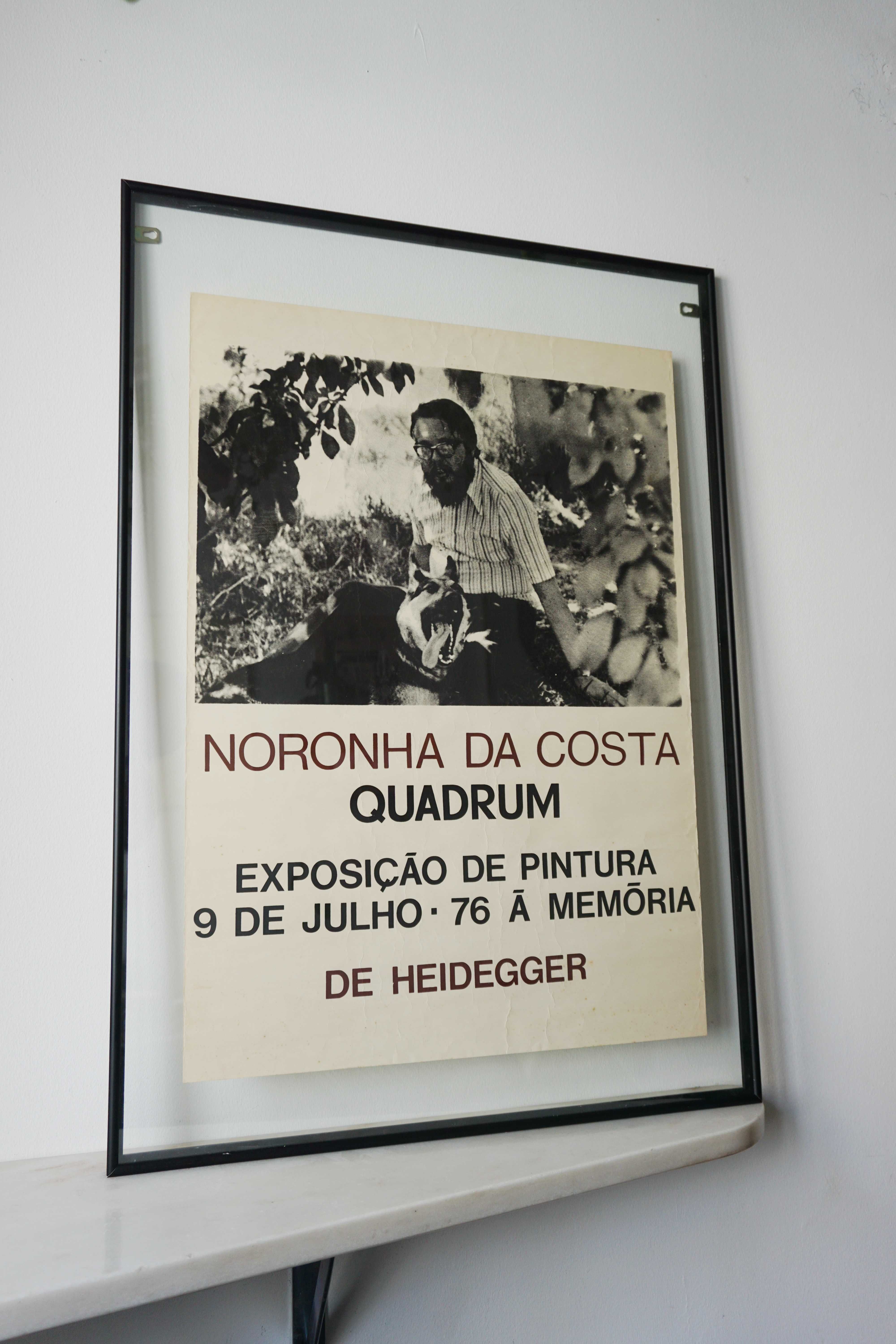 Cartaz / Poster Exposição Noronha da Costa - Galeria Quadrum 1976