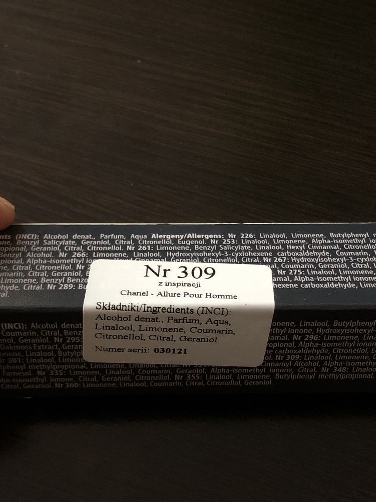 Francuskie Perfumy - nr 309