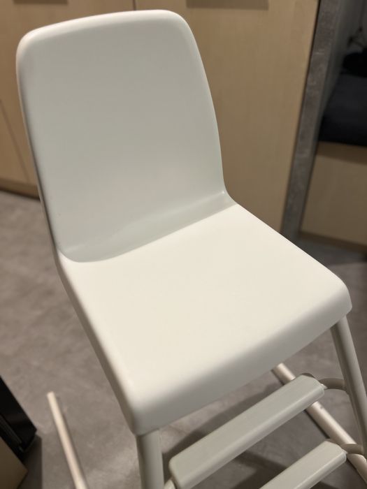 Krzesło dzieciece langur ikea biale antilop