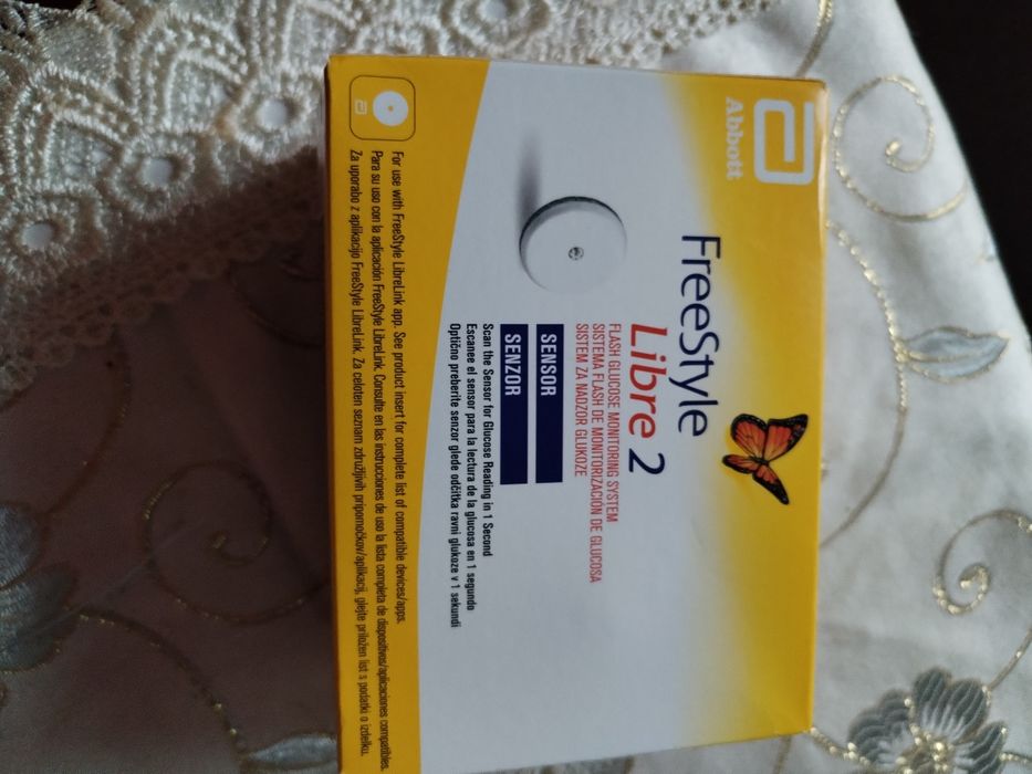 Sensory oryginalnie zapakowane do pomiaru cukru