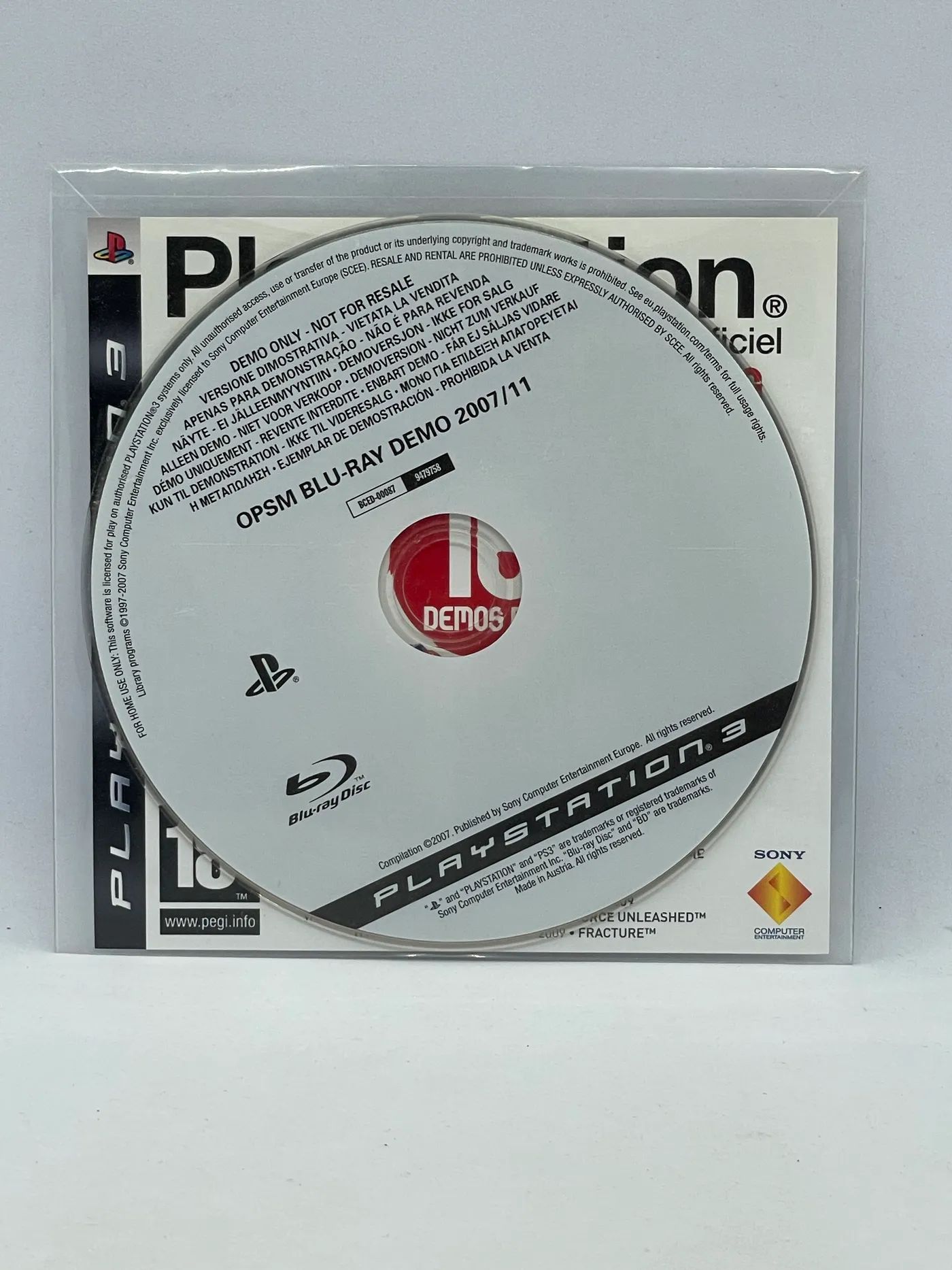 Official PlayStation Magazine Demo 2007/11 PS3 Po Angielsku