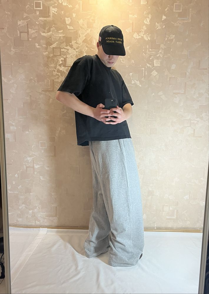 Широкие спортивные штаны беггі baggy sweatpants avantgarde howar rap