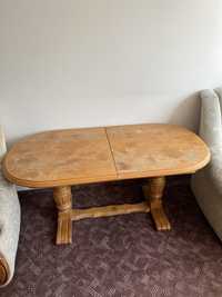 Ladny drewniany stół do drobnej renowacji CZYTAJ OPIS