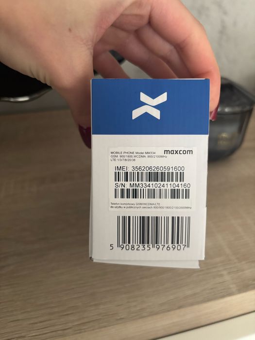 Telefon dla seniora Maxcom 334