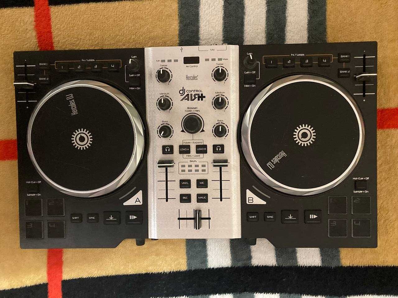 DJ контроллер Hercules DJ Air+ Silver