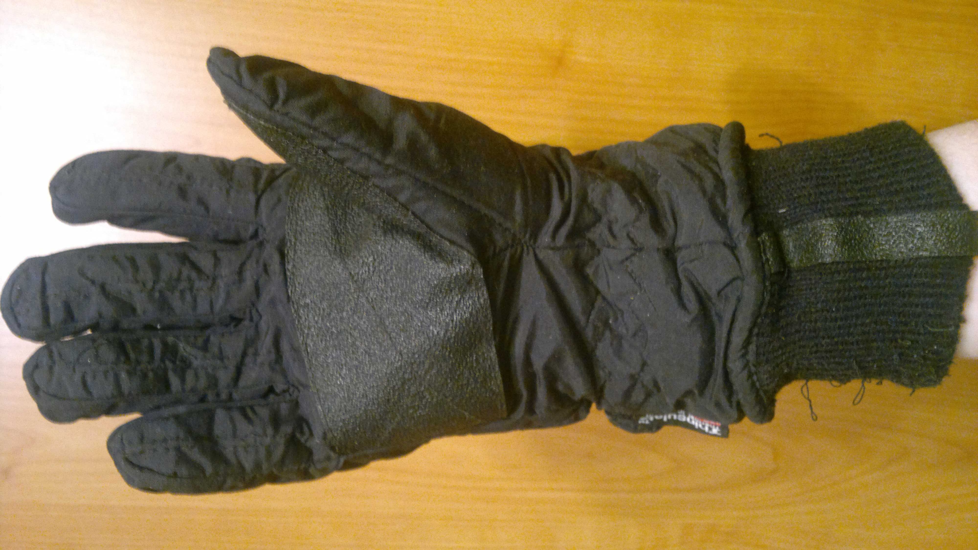 Rękawiczki czarne zimowe ocieplane Thinsulate uniseks męskie damskie