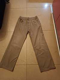 Spodnie męskie jeansy  jasny brąz