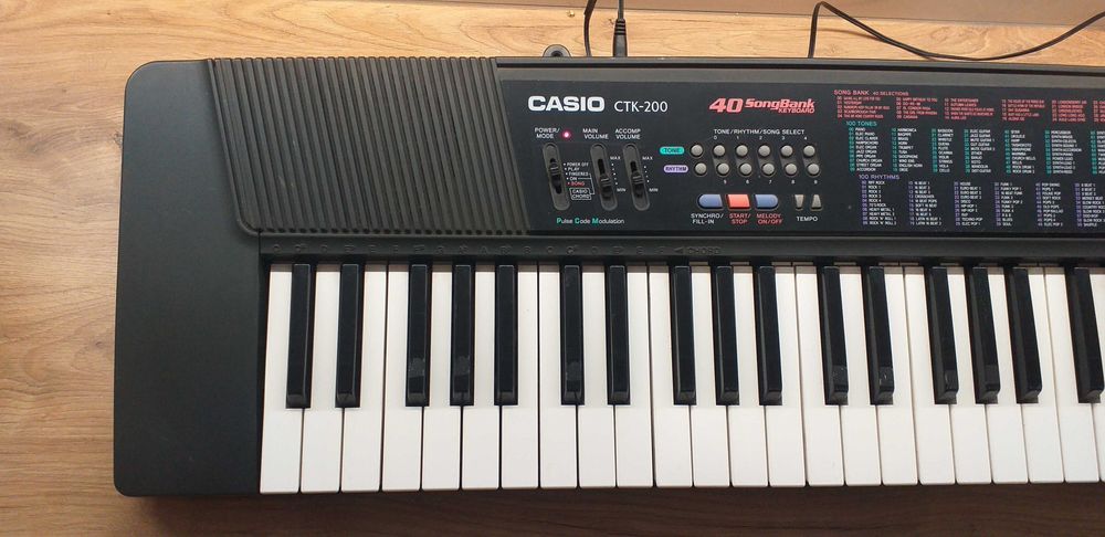 Keyboard Casio Bontempi klawisze organy nie yamaha roland