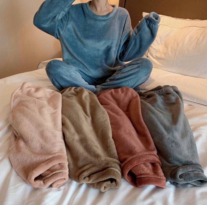 Піжама жіноча махрова. Новорічна піжама на подарунок. Тепла піжама