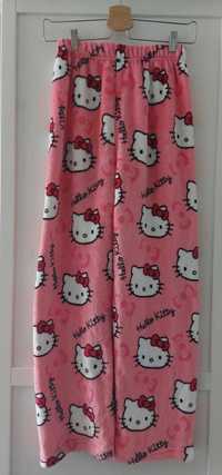 Hello Kitty spodnie piżamowe dresowe S różowe nowe wysyłka natychmiast