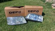 Depo reflektory lampy przednie do VW Caravelle T5