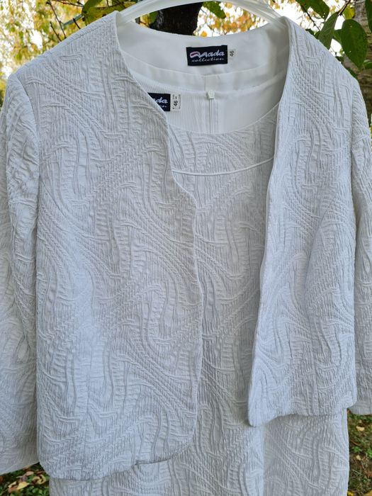 Sukienka z żakietem ślub wesele rozm. 46