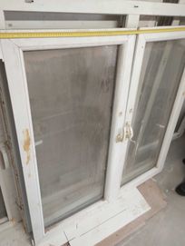 Okna okno podwójne ścienne futryna 145 cm wysokości 145 cm szerokość