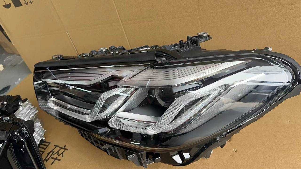 Фари bmw g30 g31 full led shadow line передние фары бмв г30 фулл лед