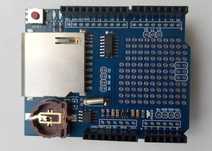Arduino Uno шилд расширения Data Logger SD Card + RTC DS1307 + Battery