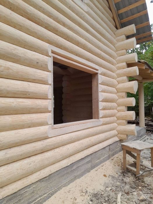 Сруб, будинки, бані, дикарь.