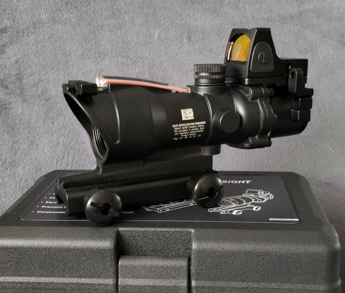 Приціл оптичний Trijicon ACOG 4x32 + коліматор RMR 3.25 MOA