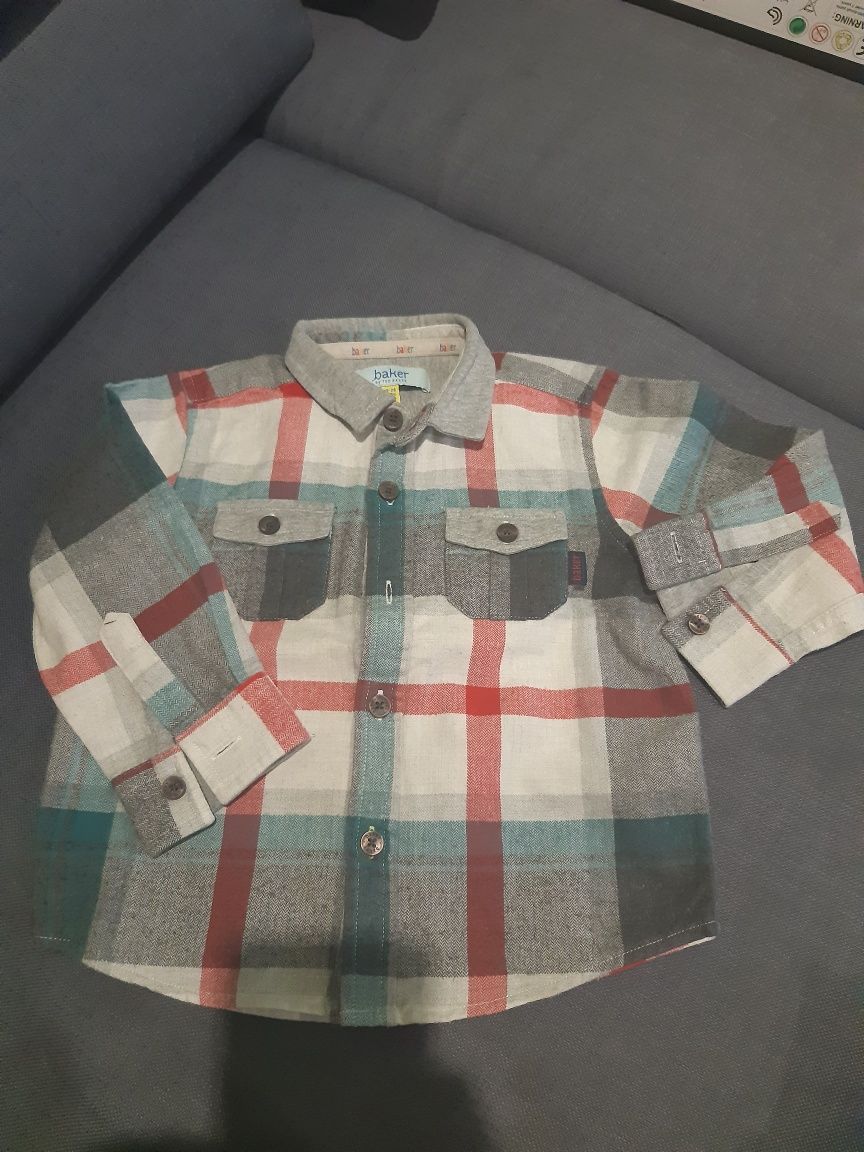 Koszule flanelowe, bluza, koszula, bluzka rozmiar 92,98,104
