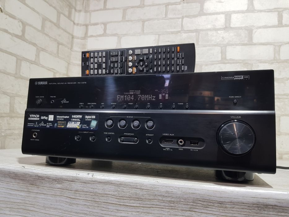 7.2 AV ресивер YAMAHA RX-V675, *7x125, HDMI, USB, 4K, б/у з Німеччини