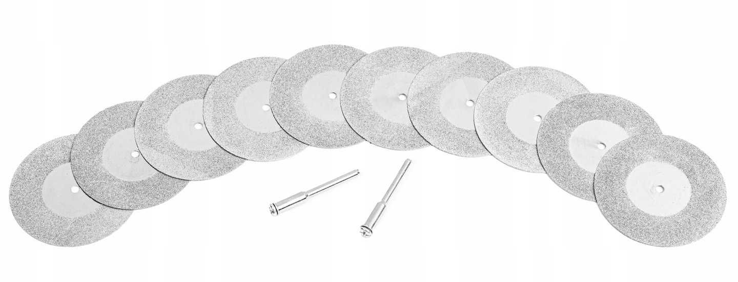 TARCZE Diament Tnące 22mm MINI SZLIFIERKA 10 sztuk 2 x trzpień 35mm