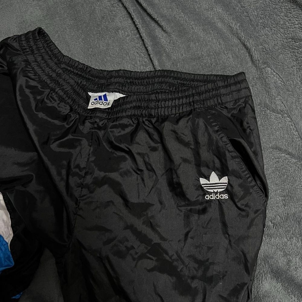 штаны Adidas винтаж черные зимние утепленые теплые