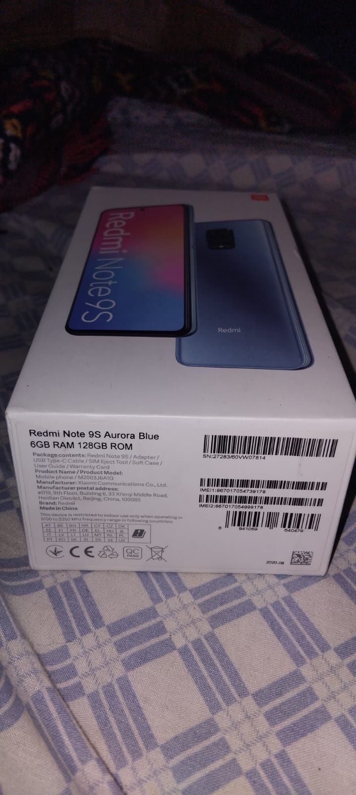 Xiaomi note 9s pro