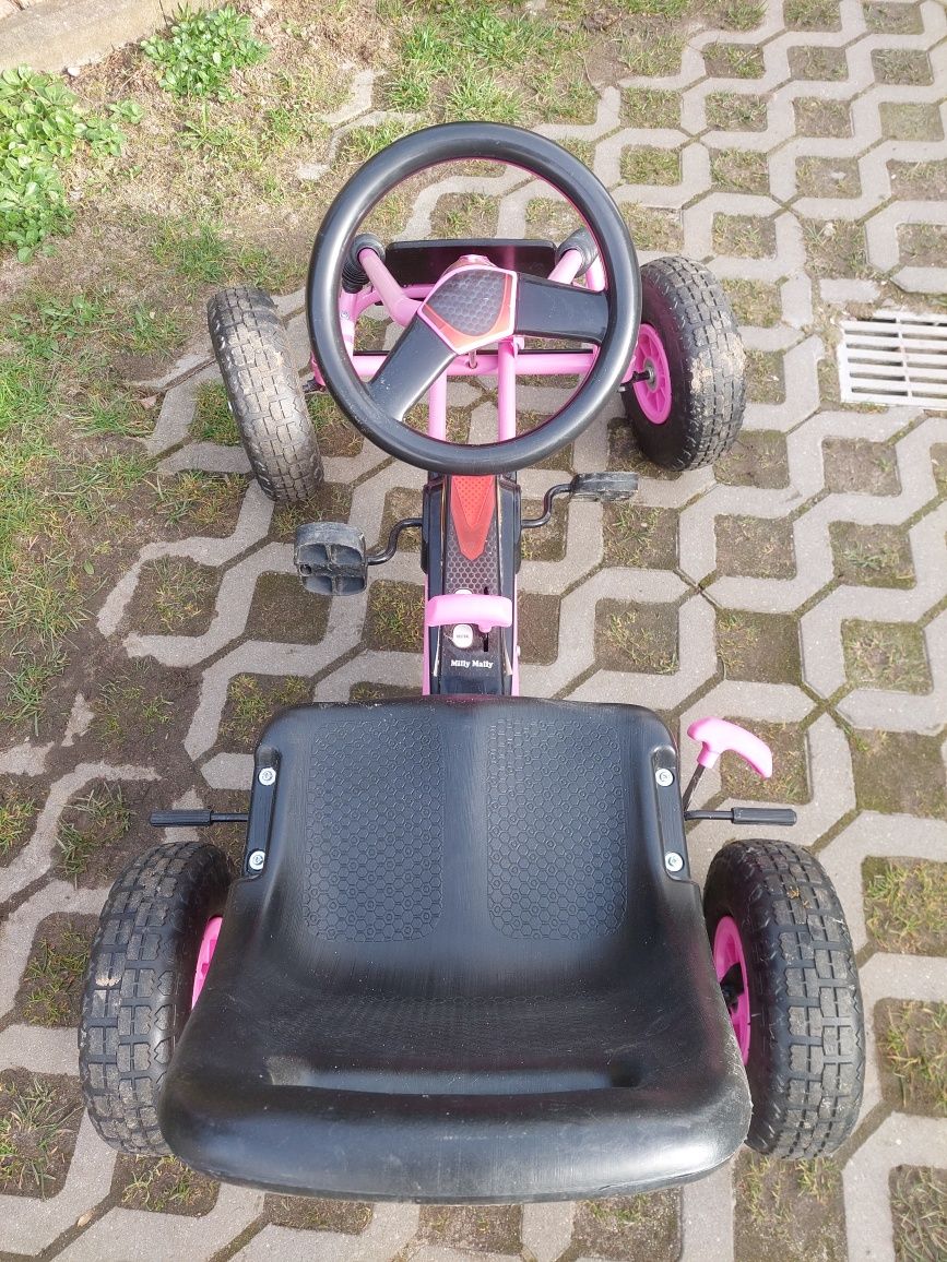 Gokart na pedały rower czterokołowy Milly Mally