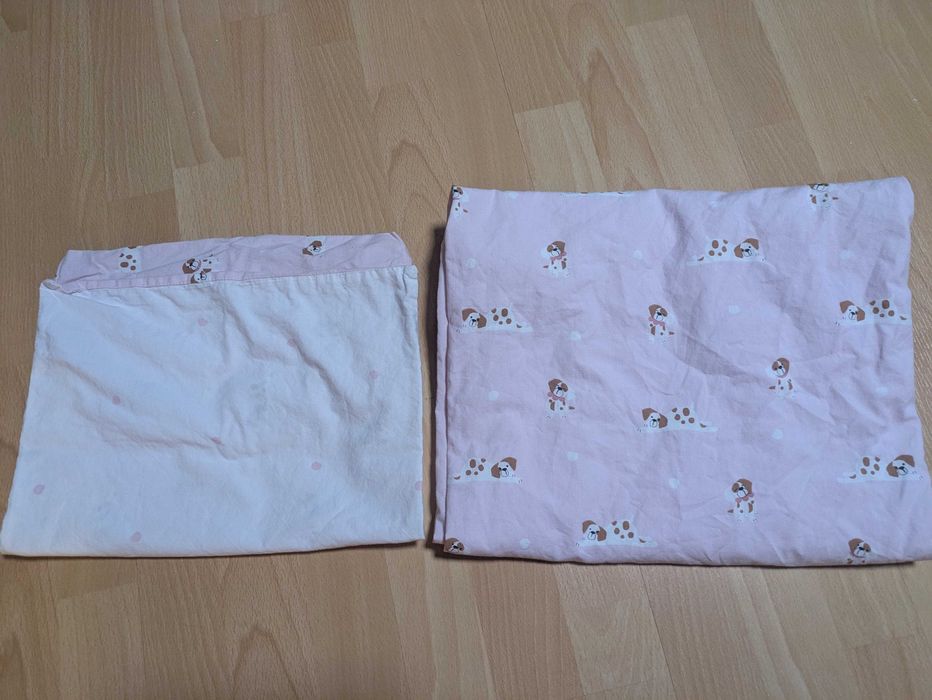 pościel Ikea pieski różowa