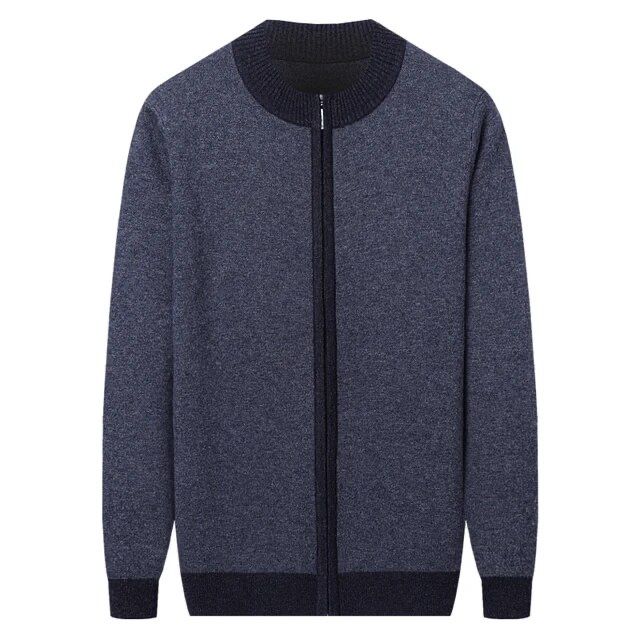 Бомбер кардиган кофта светр на молнии блискавці 100% вовна розмір L
