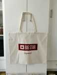Duża torba big Star unisex bawełniana na ramię
