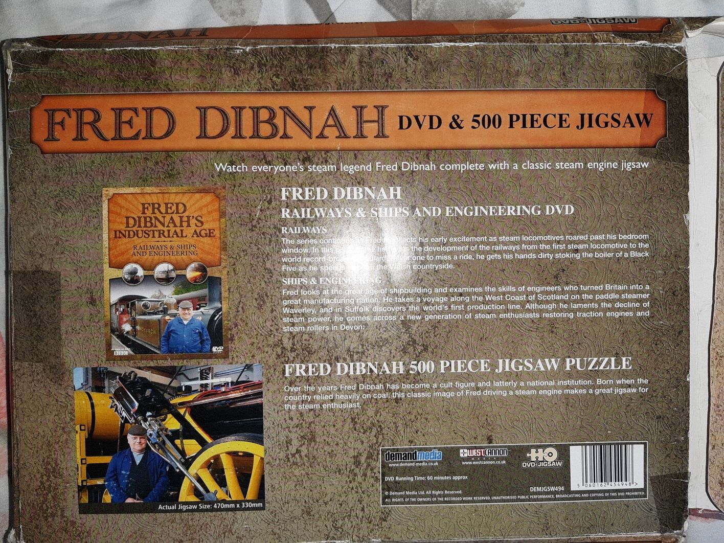 Puzzle / Plyta DVD - FRED DIBNAH