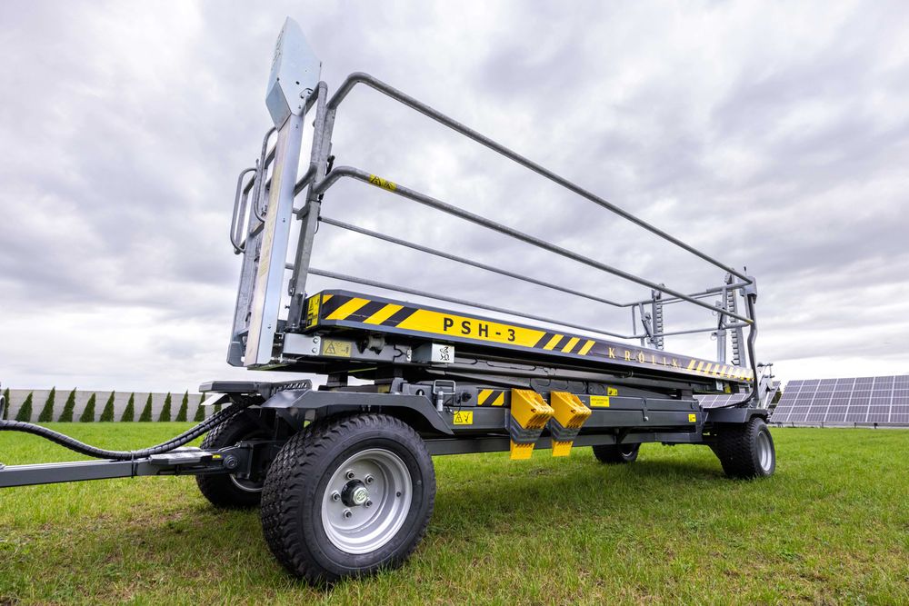 Platforma sadownicza PSH-3 KRÓLIK  l 4-koła skrętne