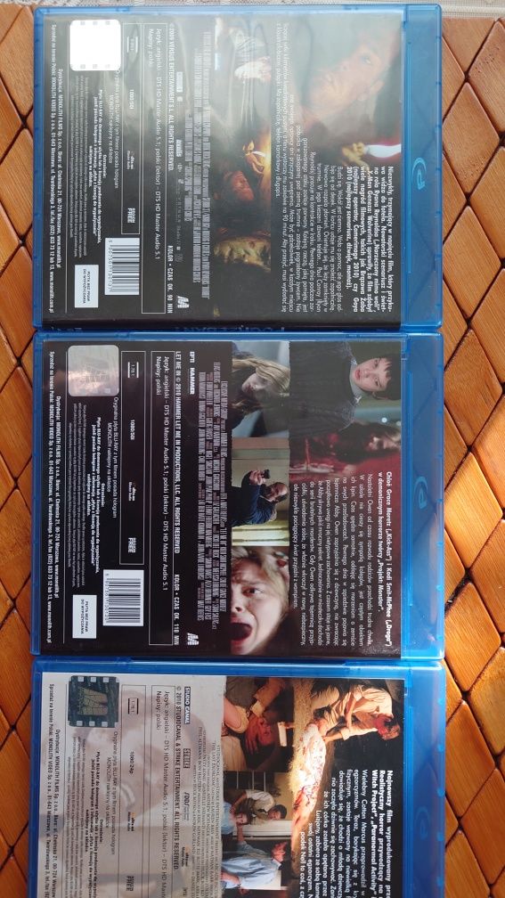 3xblu-ray,, Pozwól mi wejść",,Ostatni Egzorcyzm",, Pogrzebany "Pl wyda