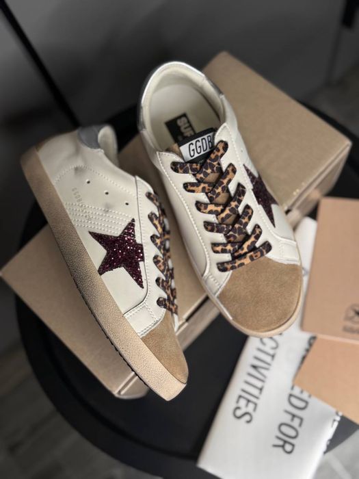 Кеды кроссвоки женские голден гуз golden goose со звездочкой грязные