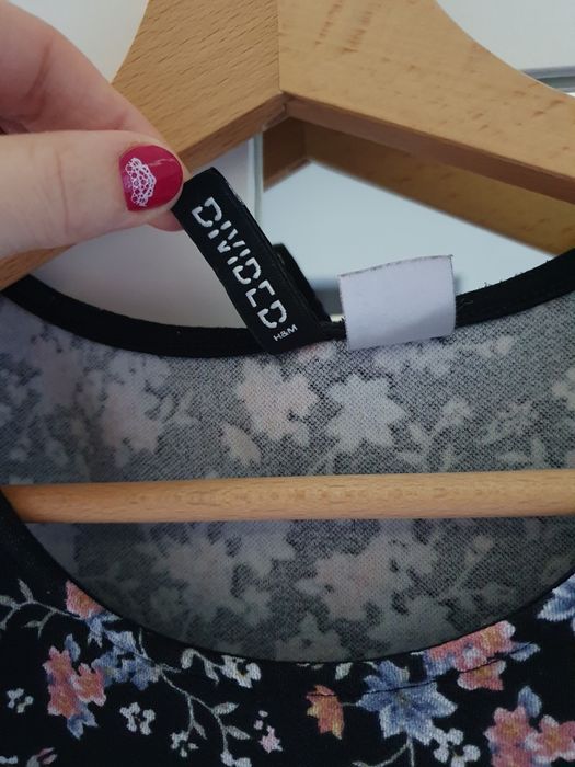 Rozkloszowana sukienka w kwiatki