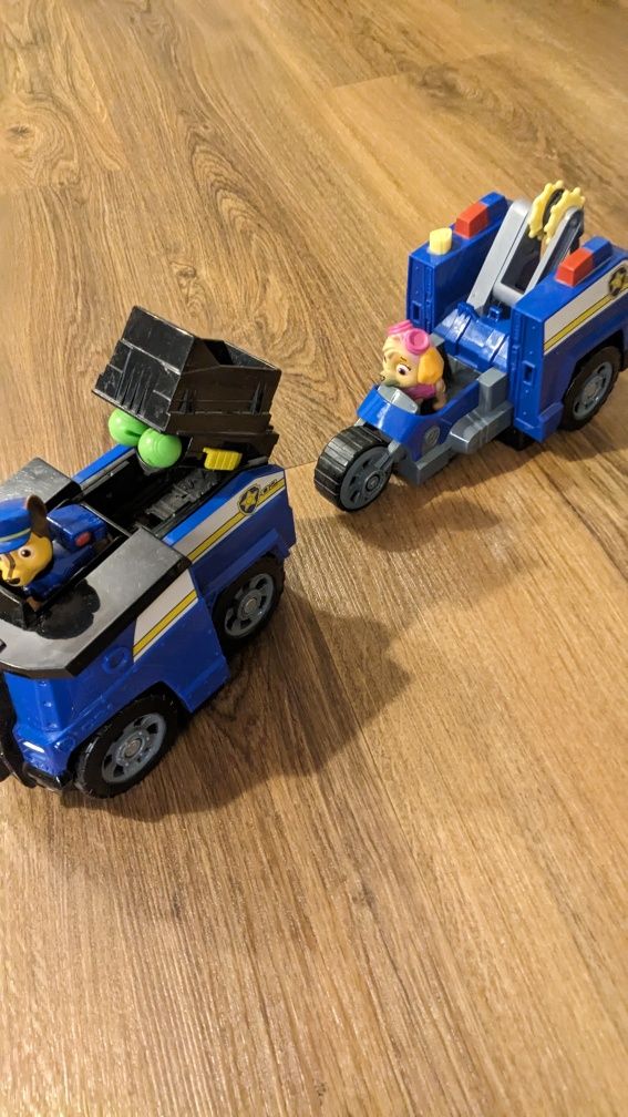 Psi patrol rozkładany pojazd Chase Skey